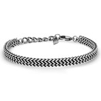 Komodo Bracelet // Antiqued Silver