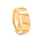 Diagonal Cut Ring // Gold-Tone (12)