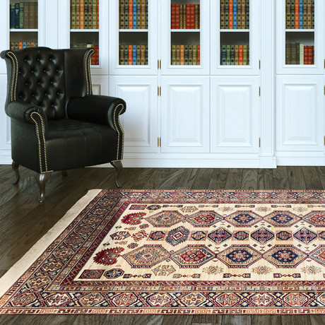 Shiravan // Red + Ivory Rug