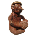 Pre-Columbian Drummer // West Mexico, c. 100 BC - 200 AD