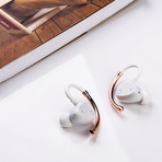 EOZ Air True Wireless Earphones // White + Gold