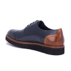 Chad Contrast Dress Shoes // Navy (US: 10.5)