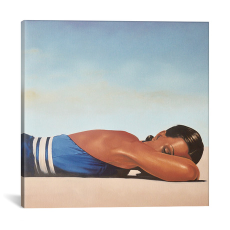 Sunbather by Johnny Popkess (18"W x 18"H x 0.75"D)