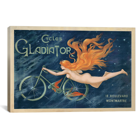 Cycles Gladiator, 1895 Ca. // Top Art Portfolio (40"W x 26"H x 1.5"D)
