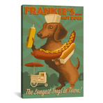 Frankie's Brand Hot Dogs by Lantern Press (18"W x 26"H x 0.75"D)