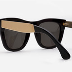 Gals Francis Sunglasses // Black + Gold