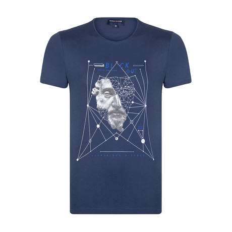 Collin Fashion T-Shirt // Navy (L)
