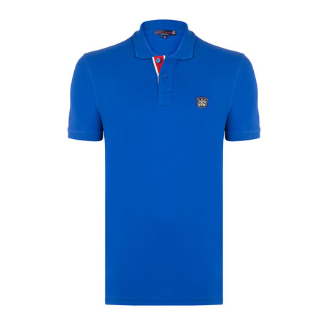 Gregg Short Sleeve Polo Shirt // Sax (L)