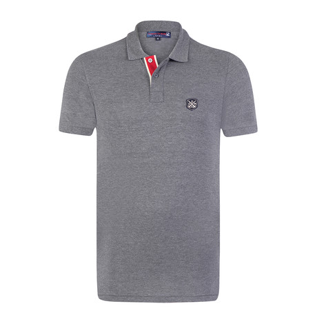 Cornell Short Sleeve Polo Shirt // Anthracite (L)