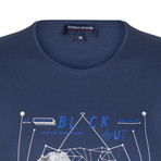 Collin Fashion T-Shirt // Navy (L)