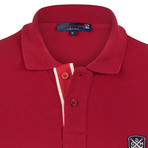 Clifton Short Sleeve Polo Shirt // Red (L)