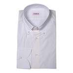 Isaia // Caro Solid Dress Shirt // White (US: 16R)