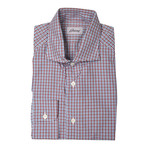 Brioni // Peter Striped Dress Shirt // Blue (39)