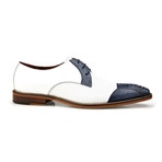 Monaco Dress Shoes // Blue + White (US: 10)