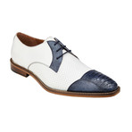 Monaco Dress Shoes // Blue + White (US: 11.5)