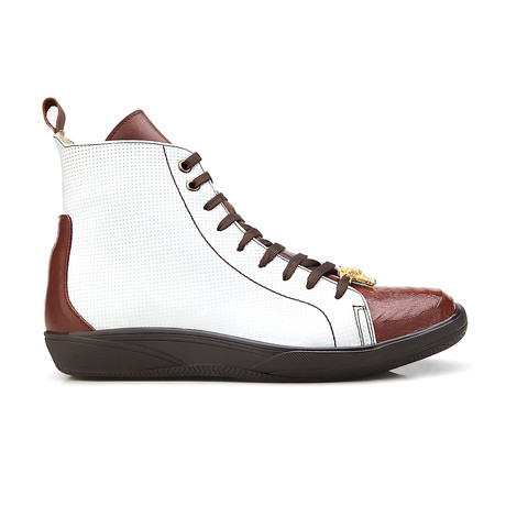 Elio Sneakers // Cognac + White (US: 8)