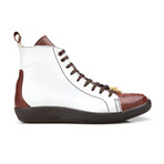 Elio Sneakers // Cognac + White (US: 9)