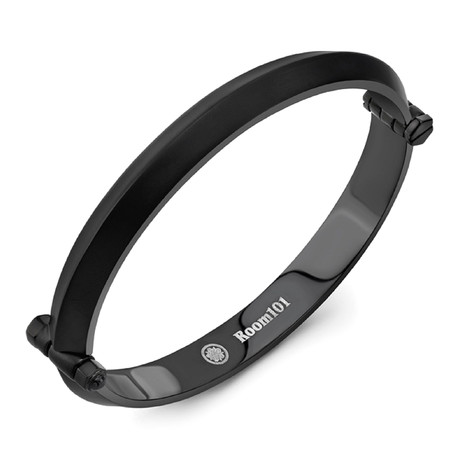 Blade Bangle Bracelet // Black