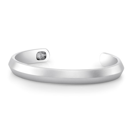 Small Blade Wrist Cuff // Silver