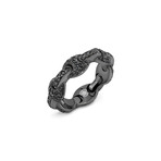 G Link Ring // Black Onyx Pave (10)