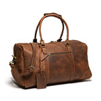 Small Tourist Leather Duffel Bag // Distressed