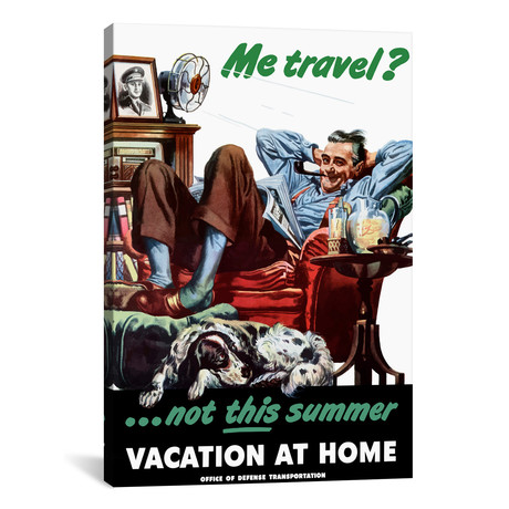 Vacation At Home Wartime Poster by Stocktrek Images