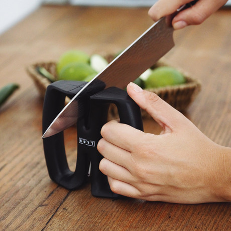 X-Sharpener Set // Knife Sharpener + Cut Resistant Glove