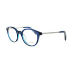 Unisex YY-1008-620 Round Glasses // Blue