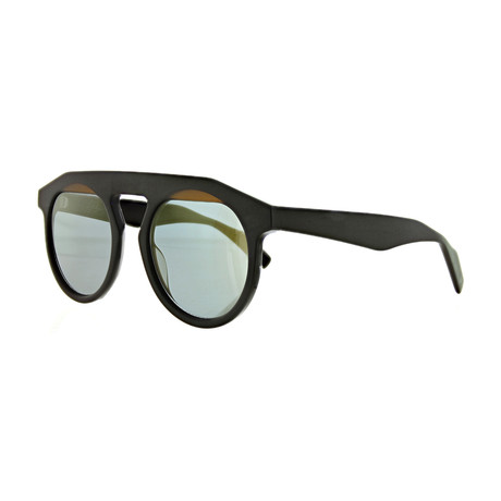 Unisex YY-5017-115 Round Sunglasses // Brown + Gold