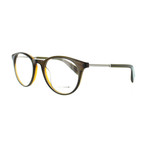 Unisex YY-1009-118 Round Glasses // Brown