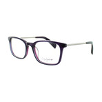 Unisex YY-1007-717 Square Glasses // Purple