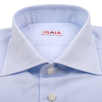 Isaia // Brendan Solid Dress Shirt // Light Blue (US: 16.5R)