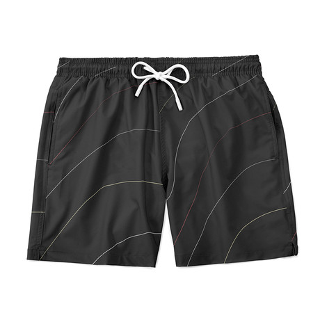 Contour Swim Trunk // Black (L)