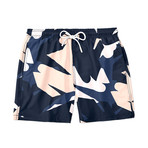 Visual Art Swim Trunk // Navy (L)