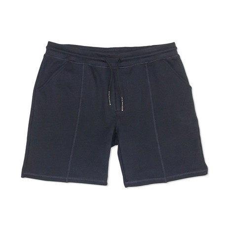 Banded French Terry Shorts // Navy (S)