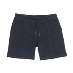 Banded French Terry Shorts // Navy (XL)