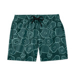 Big Cat Swim Trunks // Dark Green (XL)