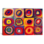 Squares with Concentric Circles by Wassily Kandinsky (26"H x 40"W x 1.5"D)