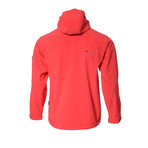 Hooded Cresta Zip-Up Jacket // Red (XL)