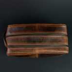 Leather Dopp Bag // Dark Walnut