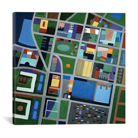The One Jersey City by Toni Silber-Delerive (18"W x 18"H x 0.75"D)