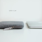 Laptop Sleeve + Pocket // Dark Gray (13" Macbook Pro (2016-2019))