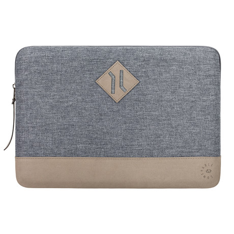 Laptop Sleeve // Dark Gray + Brown (13" Macbook Pro (2016-2019))