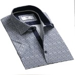 Short-Sleeve Button Up // Cool Gray (XL)
