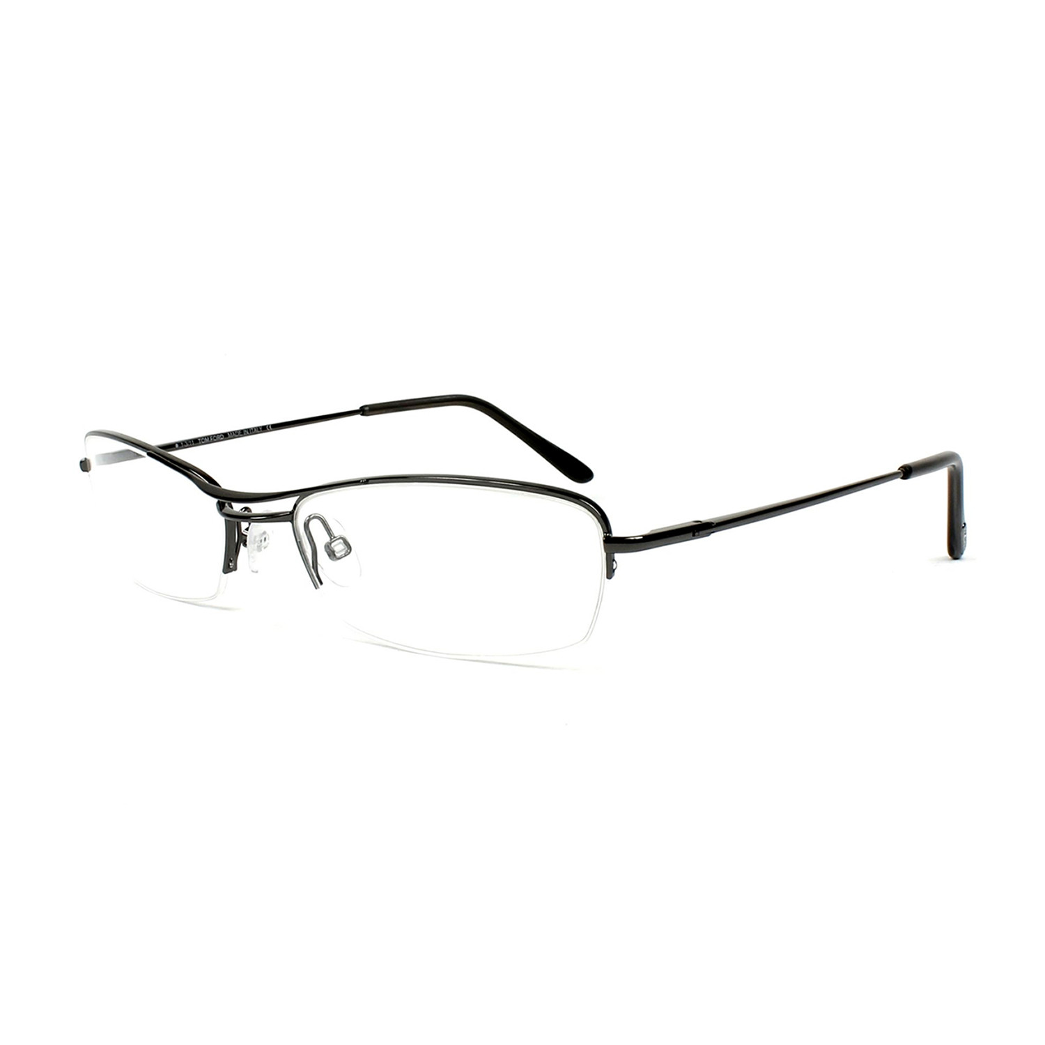 Tom Ford // Men's Half Rimless Optical Frames // Gunmetal - Designer ...