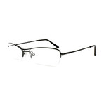 Tom Ford // Men's Half Rimless Optical Frames // Gunmetal