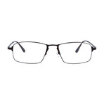 Men's Wire Rectangle Optical Frames // Brown