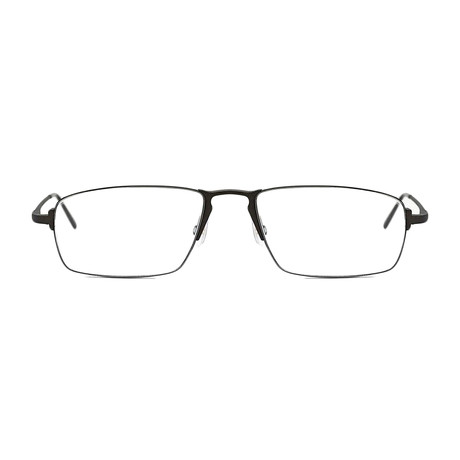 Men's Wire Oval Optical Frames // Brown
