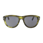 Men's Benedict Sunglasses // Green Tortoise + Gray
