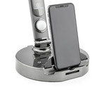 Lumicharge // Smart LED Lamp + Phone Dock // Silver